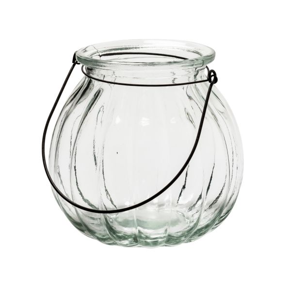 Glaslaterne Windlicht Pumpkin XXL Glas Vase | BODA Laterne Creative